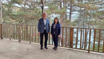 İki Başkan Bir Araya Geldi
