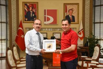 İki Kurum Arasında Yapılacak Projeler Görüşüldü
