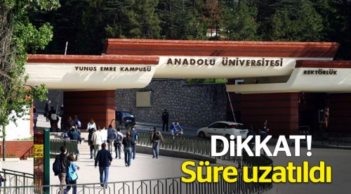 İkinci üniversite kayıt süresi uzatıldı