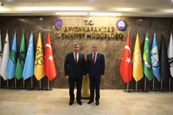 İl Emniyet Müdürü Mahmut Ay’A Ziyaretçi Akını
