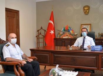 İl Jandarma Komutanı Sandal’Dan Vali Şentürk’E Ziyaret
