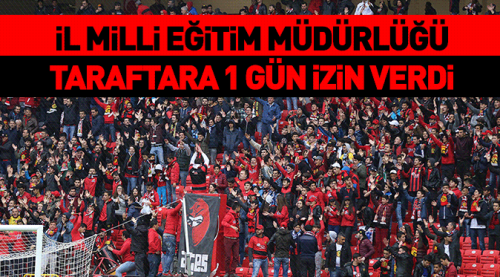 İl Milli Eğitim personeline final izni