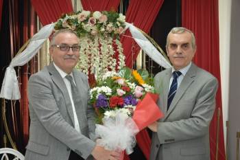 İl Milli Eğitim Şube Müdürüne Veda Yemeği
