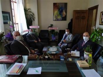 İl Müftüsü Erhun’Dan İl Müdürlerine Hayırlı Olsun Ziyareti
