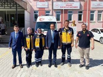 İl Sağlık Müdürü Şenkul’Un Domaniç Ziyaretleri
