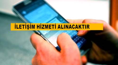 İletişim hizmeti alınacaktır
