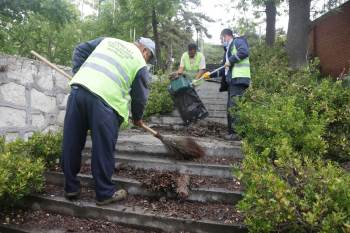 Ilıca’Da Temizlik

