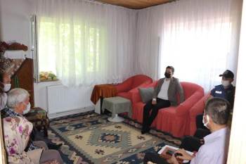 İlk Olarak Şehit Ve Gazi Ailelerini Ziyaret Etti
