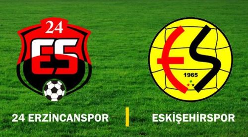 İlk yarı sonucu Erzincanspor 1 - 2 Eskişehirspor