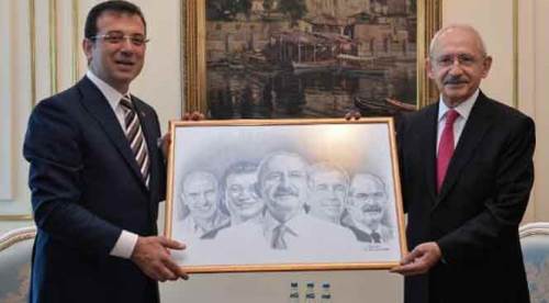 İmamoğlu'ndan Kılıçdaroğlu'na Büyükerşen'li hediye