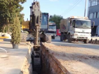İmara Açılan Bölgede Altyapı Çalışması Başladı
