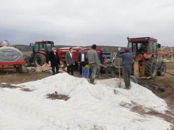 İmece Usulü Mezarlık Genişletme Çalışmaları
