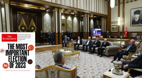 İngiliz kapağına Atatürk kalpağı...