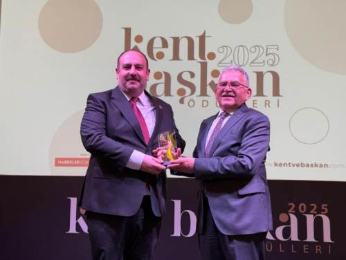 İnönü Belediye Başkanı Hamamcı'ya Kayseri'den anlamlı ödül