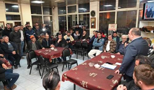 İnönü Belediye Başkanı Serhat Hamamcı mahallelilerle buluştu