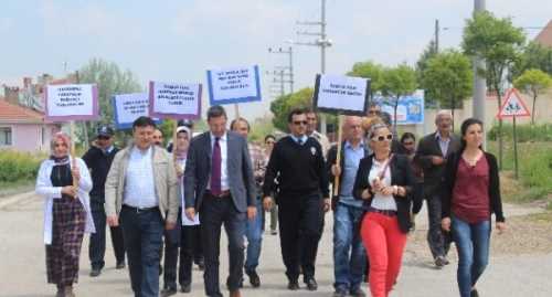 İNÖNÜ'DE SAĞLIKLI YAŞAM YÜRÜYÜŞÜ