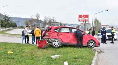 İnönü’de trafik kazası: 1 yaralı 