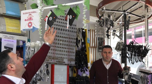 İş yerini hurdalar ile dizayn etti 