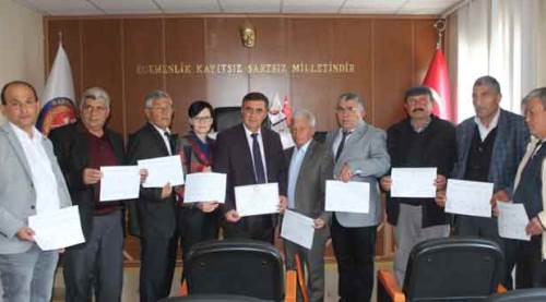 İshak Gündoğan mazbatasını aldı