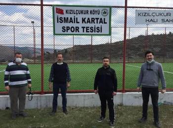 İsmail Kartal İsmi Köylerindeki Halı Saha Tesisine Verildi
