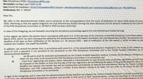 İşte Eskişehirspor'u sarsan belge!