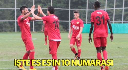 İşte Eskişehirspor'un 10 numarası