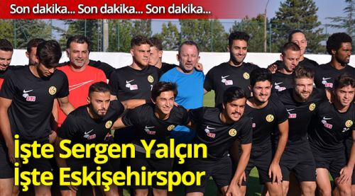 İşte Sergen Yalçın işte Es Es