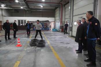 İtfaiye Eri Adayları Ter Döktü
