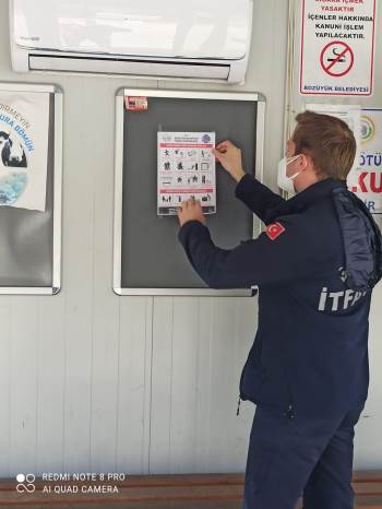 İtfaiye Müdürlüğünden Bilgilendirme Broşürü
