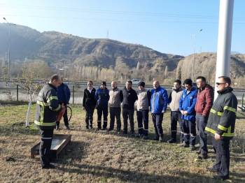 İtfaiye Müdürlüğünden Yangın Tatbikatı Ve Eğitim
