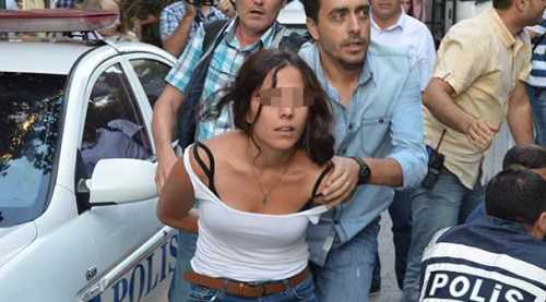 İzinsiz gösteriye polis müdahalesi: 11 gözaltı