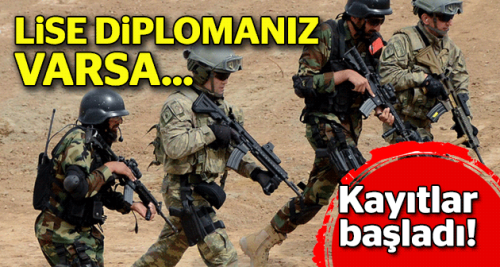 Jandarma lise mezunu uzman çavuş alıyor!
