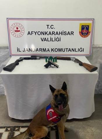 Jandarma Ruhsatsız Tüfekler Ve Kurusıkı Tabanca Ele Geçirdi
