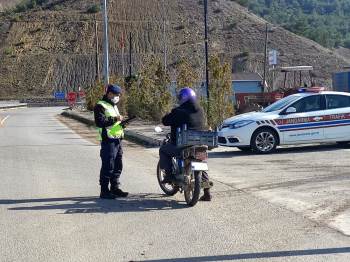 Jandarmadan Motosiklet Denetimi
