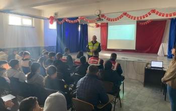 Jandarmadan Öğretmen Ve Öğrencilere Trafik Eğitimi
