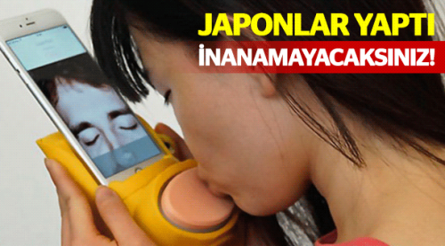 Japonlardan telefon üzerinden öpüştüren buluş!
