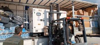 Jeneratörler Afet Bölgesinde
