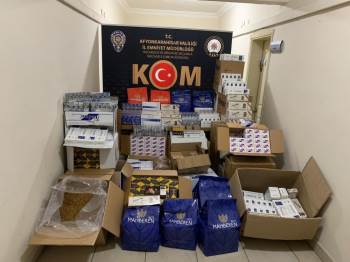 Kaçak Sigara Deposuna Baskın
