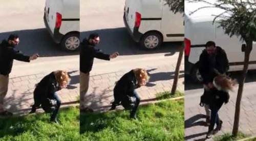 Kadın sürücüye biber gazlı saldırı!