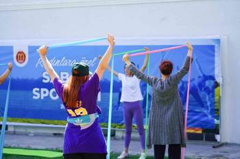 Kadınlar Kendilerine Özel Sabah Sporunda Buluştu
