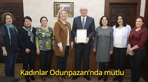 Kadınlar Odunpazarı'nda mutlu