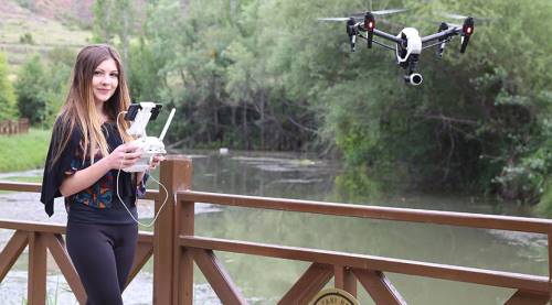 Kadir Gecesi'ne özel drone uçurdular
