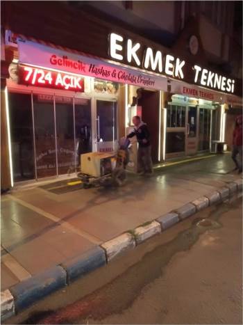 Kaldırım İşgaline Çizgili Önlem
