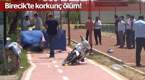 Kaldırıma çekilen ip kafasını koparttı