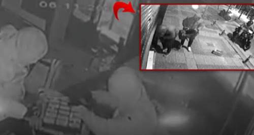 Kamera hepsini çekti! 1 dakikada 7 milyon lira...