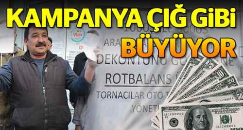 Kampanya çığ gibi büyüyor