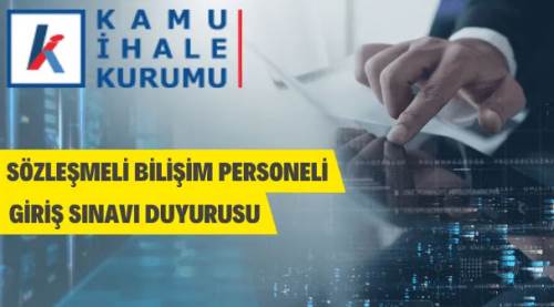 Kamu İhale Kurumu Sözleşmeli Bilişim Personeli Alacak