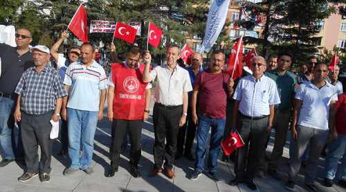 Kamu-Sen'den demokrasi yürüyüşü