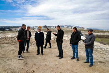 Kanal Kütahya İnşaat Alanında İncelemelerde Bulundu

