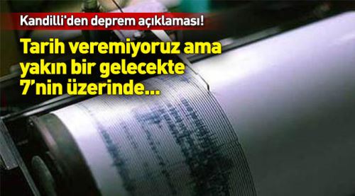 Kandilli'den korkutan açıklama!